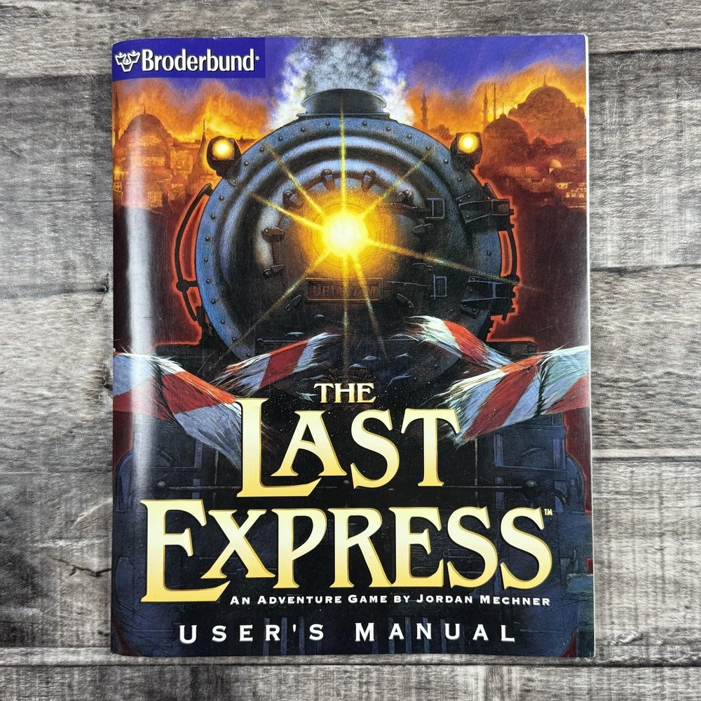 Vintage The Last Express Win 98 DOS Mac CD-ROM Game T Broderbund 3 Disc Big Box - Picture 7 of 11